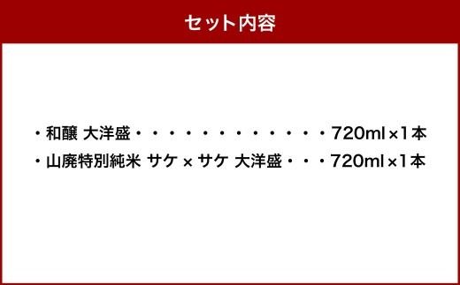 大洋盛 セット SW（720ml 飲み比べ 2本セット） 大洋酒造 サケ×サケ大洋盛 和醸 日本酒 お酒 酒 新潟県 1009011