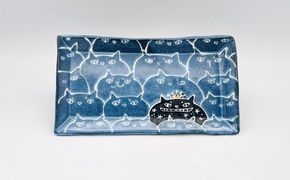 星猫キングを探せ 長皿 M【716】_HA1723