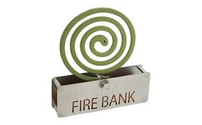 FIRE BANK 蚊取り線香ホルダー『銀船（ぎんふね）』バーベキュー BBQ ハイキング 殺虫 ソロキャンプ  アウトドア 防虫 登山 人気 厳選 袋井市 雑貨 日用品 