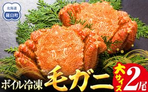 【先行予約/2026年4月発送開始】2026年産　ボイル冷凍毛ガニ　大２尾（600～650g） 016942_AH261