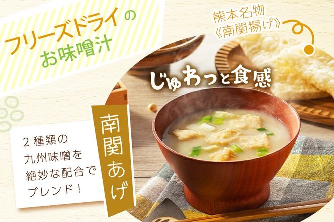 味噌汁 フリーズドライ 南関あげ 揚げなす 各15食 計30食 [タムラ 福岡県 宇美町 um40azp050002] インスタント みそ汁 味噌 みそ お味噌汁 揚げ茄子