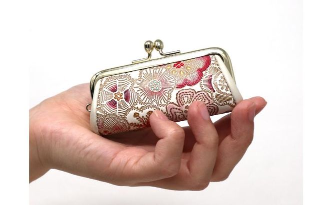 【文庫屋大関】印鑑ケース 春らんまん〈茜〉【皮革工芸品】 革製品 工芸品 民芸品 牛革 小物入れ お祝い ギフト プレゼント 墨田区 東京都