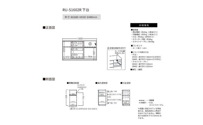 カウンターRU-S1602R [No.999]