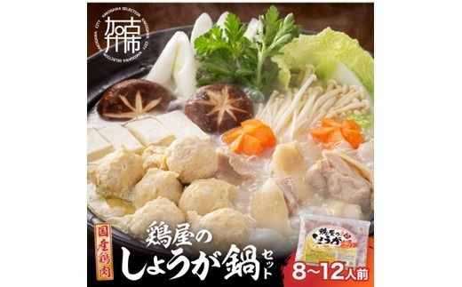 鶏しょうが鍋セット[ 鍋 なべ 鍋セット 鶏肉 生姜 ショウガ ][2401I16009]
