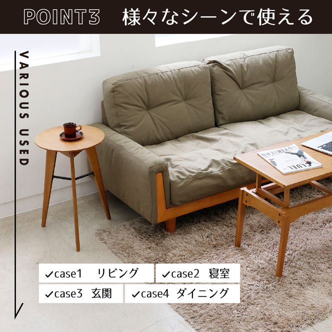 Rasic Side Table サイドテーブル 家具 インテリア ラステック 天然木