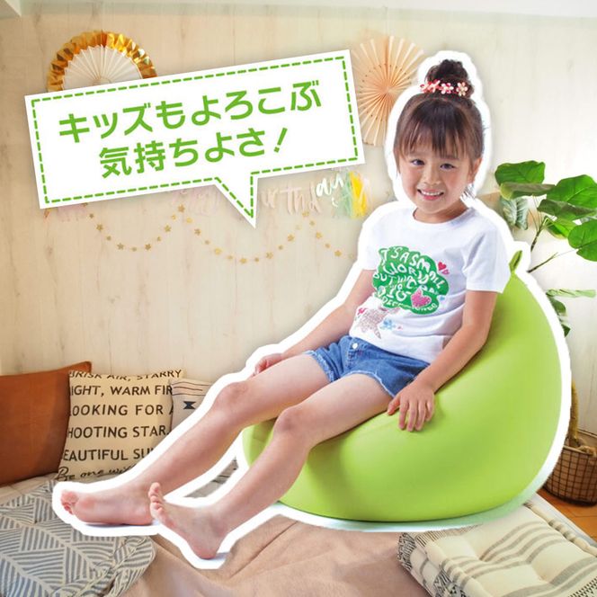 【MOGU】ビーズソファ「Fit Chair（フィットチェア）」LGN（本体・カバーセット）33-34-LGN