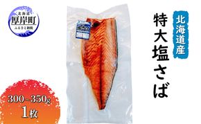 北海道産 特大 塩さば（300～350g）1枚 魚貝類 加工食品 海の幸 おかず 肴 魚 朝食 朝ごはん 夕飯 つまみ お酒のあて ご飯のお供 