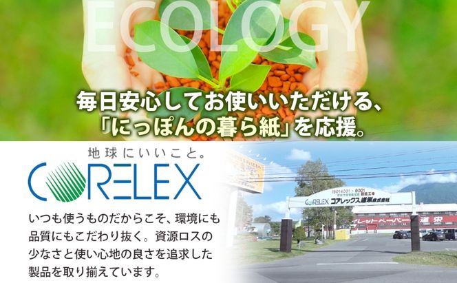 北海道 花いっぱい トイレットペーパー 30ｍ 96ロール ダブル 花柄 ブライティアソフト ボックス ティッシュ 200組 60箱 防災 常備品 プリント ペーパー まとめ買い リサイクル 消耗品 生活必需品 備蓄 送料無料 倶知安町 日用品 