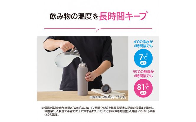 象印 ステンレスマグ SUDA100-HM ミネラルグレー 272183_AK190VC01