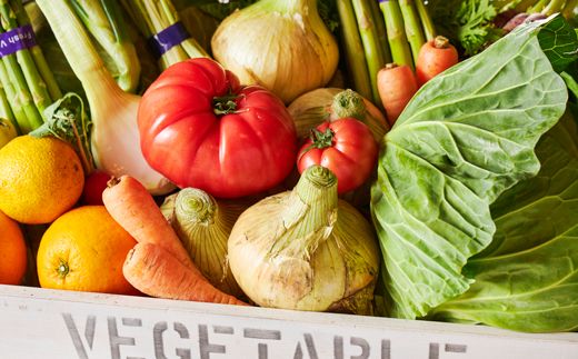 淡路島産野菜定期便1年【毎月下旬休日お届け】　野菜セット