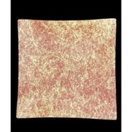 波スクエアプレート L 乱糸（マット仕上げ）本朱［NF79］ 303446_CU90038VC01