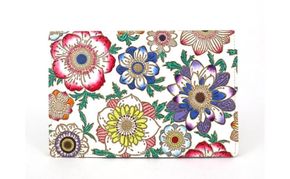 【文庫屋大関】パーソナルホルダー　アネモネ【皮革工芸品】 民芸品 雑貨 日用品 文房具 革小物 革製品 ファイル ケース 