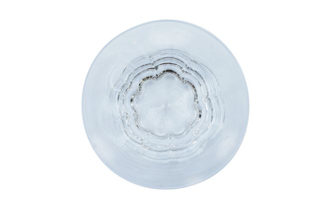 やえ ロックグラス（クリアー）Sghr スガハラ ガラス キッチン雑貨 おしゃれ 美しい 可愛らしい デザイン 焼酎グラス ウイスキーグラス 家飲み 晩酌 