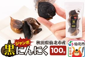 秋田県仙北市産 ジャンボ黒にんにく 100g×1パック＜ゆうパケット＞|02_bkf-010101