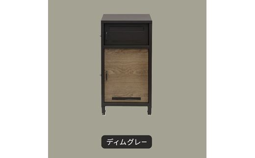 宅配ボックス付ポスト Lauro ラウロ【ディムグレー 】《 宅配ボックス 宅配ボックス付ポスト ポスト 置き型ポスト コンパクトサイズ 》【2509N16712_01】