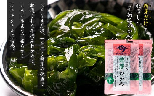淡路島産 わかめセット（茎、塩蔵、乾燥）各1袋