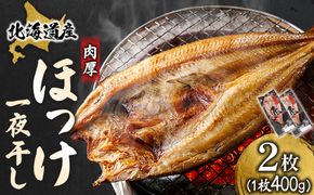 北海道産 ほっけ一夜干し（400～449g）×2枚 ｜ 釧路町の匠が贈る 北の至宝 ホッケ 干物 焼魚 焼き魚 白身魚 セット ひもの 魚干物 一人暮らし セット おかず 冷凍 スピード発送 すぐ届く 魚介類 海鮮 絶品 人気 ヒロセ すぐ発送 2026年 年始発送 北海道 釧路町 釧路超 特産品　121-1262-157-002