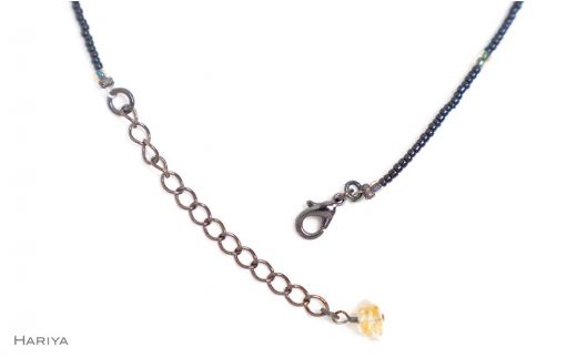 カーネーション蒔絵 黒蝶貝ペンダント シトリン カーネーション 蒔絵 黒蝶貝 うるしアート アクセサリー  贈り物 ギフト 伝統工芸 工芸品 国産 日本製 復興 震災 コロナ 能登半島地震復興支援 北陸新幹線 F6P-1167