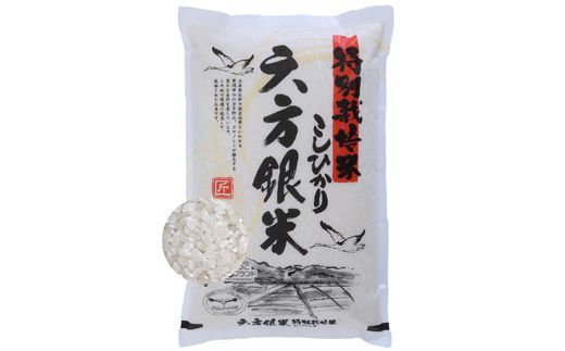 令和7年産 減農薬米 特別栽培米 六方銀米 コシヒカリ 5kg / 減農薬 米 お米 5キロ 精米 白米 コウノトリ米 コメ こめ ご飯 ライス こしひかり 兵庫県産