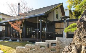 岩屋温泉 絵島別庭 海と森　1日1組限定 温泉付き貸切貸別荘 1泊2食付き