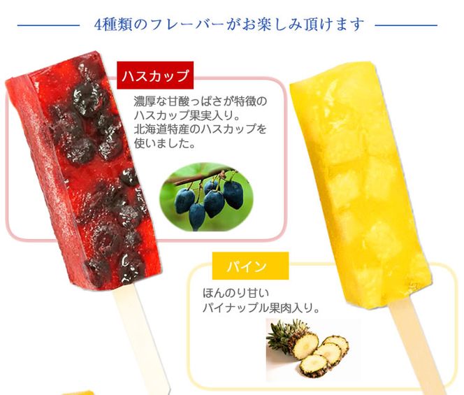 葛 を 使った 溶けない アイス 『 くずバー 』 10個 入 夏季限定 アイスキャンディー ハスカップ パイン みかん ラムネ 白桃 乳酸菌 飲料 風味 新食感