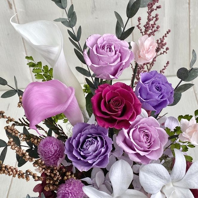 AJ102-3 プリザーブドフラワー 【月華】 春日部市 シュガーパイン