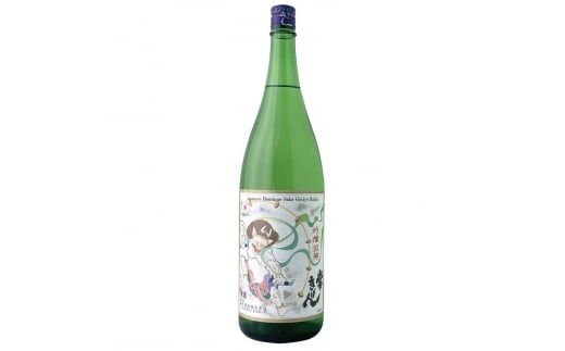 常きげん 吟醸 雷神 1.8L 箱入 国産 日本酒 1800ml 吟醸酒 ご当地 地酒 酒 アルコール 鹿野酒造 贈り物 ギフト F6P-2984