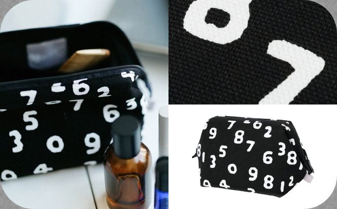 【SOU・SOU】がまポーチ/SO-SU-U昆(こん)濡羽色(ぬればいろ)｜京都 ポーチ 人気ブランド［ テキスタイルデザイン 京都 ブランド 鞄 ソウソウ おしゃれ 人気 おすすめ シンプル 柄 旅行 おでかけ ポーチ かばん プレゼント ギフト お取り寄せ 通販 送料無料 ふるさと納税 ］ 261009_A-RV011