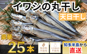 ＜大好評!＞脂の乗ったいわしの丸干し 25本セット