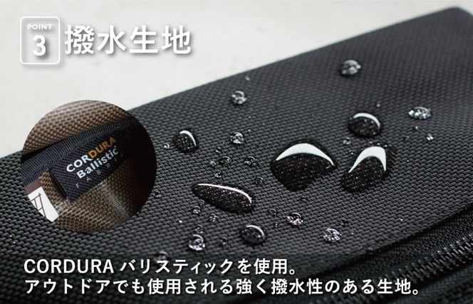 G2821 ハンドルポーチ ネイビー 撥水生地