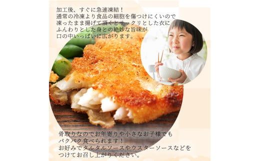 骨取り味付けさばフライ10切（カレー風味味） / さば サバ 鯖 さけ サケ 鮭 魚 海鮮 フライ 揚げ物 おかず【uot840B】