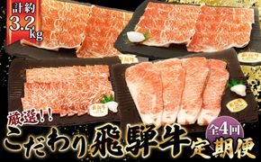【厳選こだわり牛肉800g定期便】4ヵ月楽しめる贅沢味尽くし  [No.1043]