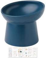 【獣医師が監修】 猫 犬 食器 フードボウル 吐き戻し防止 フードボウル大 ネイビー 【kw0286-0054-3】