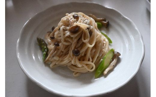 【栽培期間中農薬・化学肥料不使用】玄米麺10袋セット　ヤマウカワファーム グルテンフリー＆ヴィーガン　パスタやうどん、そばの代用食にも　YF00013