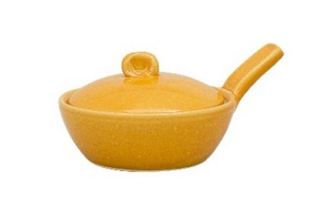 オレンジ：伊賀焼 エッグベーカー（大） ngtn0039-6