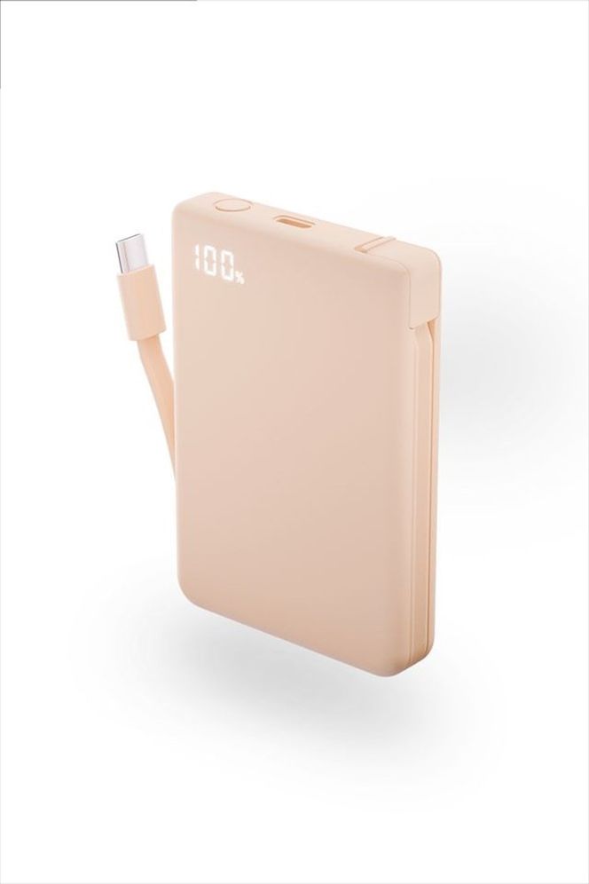CIO モバイルバッテリー 5000mAh Mate Powerbank 002 シェルピンク｜小型 軽量 おしゃれ 便利 [2684]
