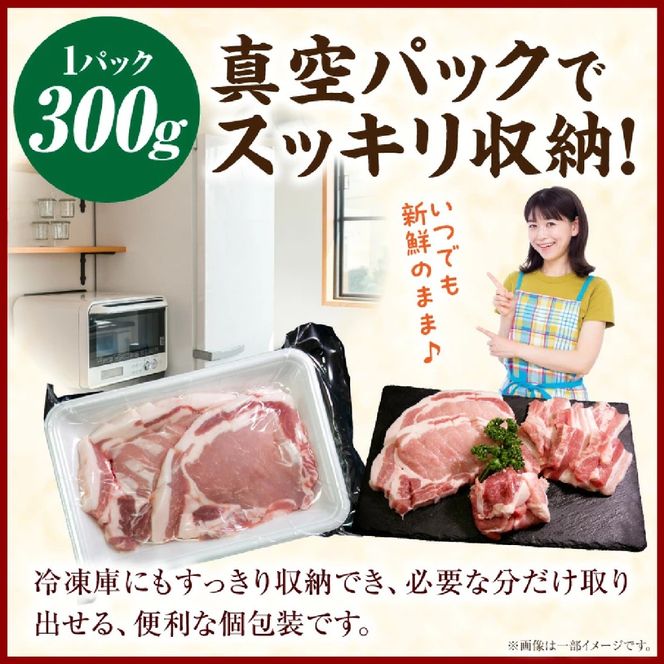 【定期便・産地直送・鮮度密封真空小分け】契約農場ですくすく育った宮崎極豚焼肉食べ比べコース 12回