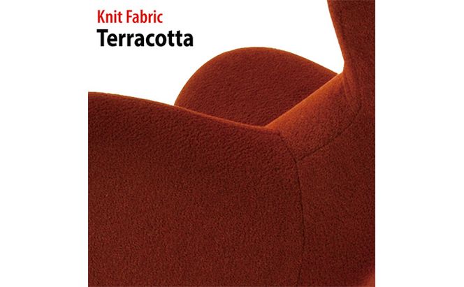イス ハグラウンジチェア knit Fabric テラコッタ リクライニング 日本製 家具