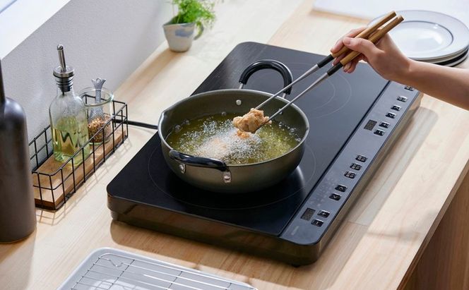 IH 2口IHコンロ IHK-WT41-B IHクッキングヒーター IHコンロ アイリスオーヤマ 2口コンロ コンパクト 工事不要 調理 調理家電 キッチン キッチン家電 台所 ギフト プレゼント お祝い 新生活 おすすめ 人気 新生活