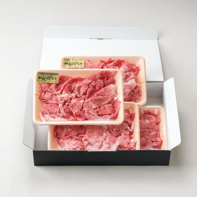 松阪牛の品評会で最優秀賞受賞歴のある 加藤牧場の黒毛和牛赤身（モモ／カタ）切り落とし800g(200g×4P)牛肉 国産牛 国産 和牛 大容量 冷凍便 年末年始 お正月 黒毛和牛 モモ カタ モモ肉 肩肉 肉 上質 家族 焼肉 しゃぶしゃぶ すき焼き 鍋 おいしい 美味しい 人気 おすすめ 三重県 四日市市 ふるさと納税