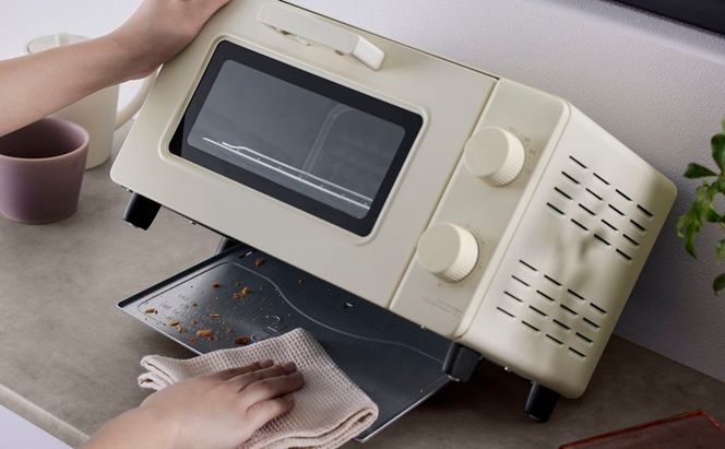 オーブントースター(2枚焼き) EOT-201-C アイボリー トースター 2枚 小型 2枚焼き アイリスオーヤマ プレゼント オーブン トースター食パン 調理 朝食  家電 電化製品 新生活 一人暮らし