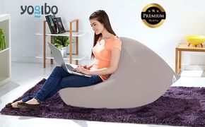 Yogibo Mini Premium（ヨギボー ミニ プレミアム）＜ライトグレー＞-[G774-15]