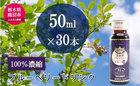 無添加 砂糖不使用 のぎゅぎゅっと 100％ 濃縮 ブルーベリードリンク 6箱 （50ml×30本） 果汁飲料 野菜飲料 ブルーベリージュース 美味しい 濃縮し 高糖度 添加物 安全 安心 アントシアニン 手軽 飲み物 