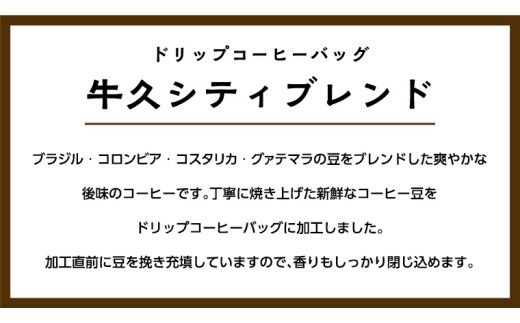 【メール便】 ＼ 選べる内容量 ／ 南部珈琲 ドリップ コーヒー バッグ 「牛久シティブレンド」5パック 10パック コーヒー 珈琲 ドリップパック 自家焙煎 ブレンド おいしい 美味しい お取り寄せ メール便 ポスト投函 個包装 簡単