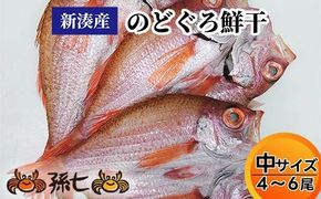 【新湊産】のどぐろ鮮干し（中サイズ４/６尾）
