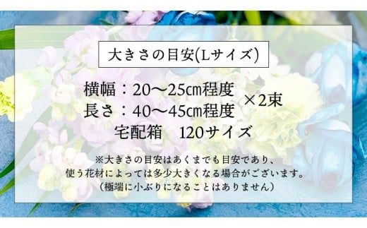 【 定期便 6ヶ月 】《 仏花 》 お供え用 花束 Lサイズ 1対（2束入り） 花 生花 月命日 墓前 お墓参り [CT099ci]