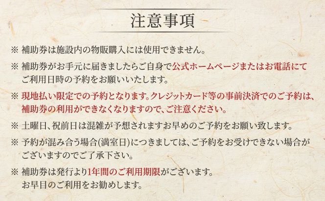 湯宿だいいち　宿泊補助券　100,000円分【63006】