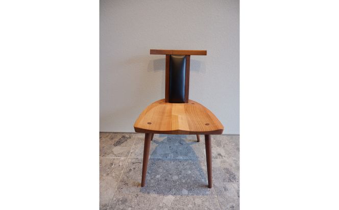 ダイニングチェア（本革ブラック） 372013_LL003VC01