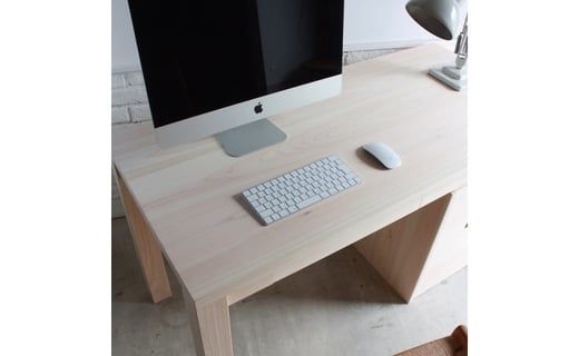 国産ヒノキ学習机とキャビネットのセット