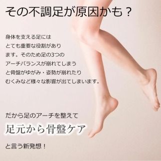 特許インソールyui／M(24.5cm-26.0cm)【足のアーチを整える特許インソールで足元から骨盤ケア】 	DG008VC03